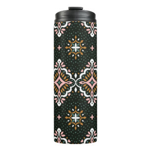 Orientalischer Damast: Talavera Vintage-Eleganz Thermosbecher