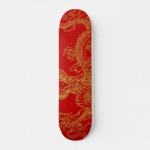 Orientalischer Drachenbild Skateboard