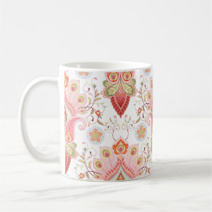Orientalischer Flair: Damaszener-Pfau-Paisley Kaffeetasse