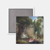 Orientalischer Garten Magnet (Vorderseite/Rückseite)