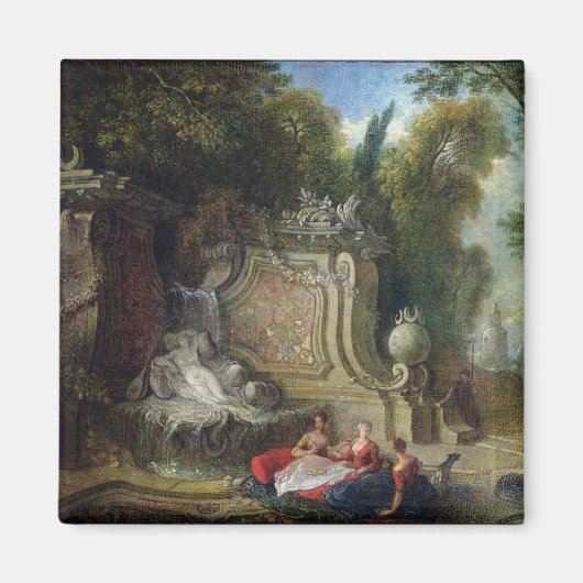 Orientalischer Garten Magnet (Vorne)