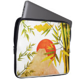 Orientalischer japanischer Aufstieg mit Bambus Laptopschutzhülle (Vorne Rechts)
