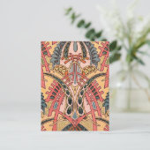 Orientalischer Jugendstil Postkarte (Stehend Vorderseite)