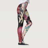 Orientalischer Kimono-Druck Leggings (Rechts)