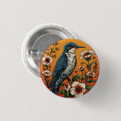 Orientalischer Kuckuckuck Button (Vorne & Hinten)