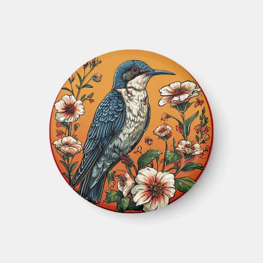 Orientalischer Kuckuckuck Magnet (Vorne)