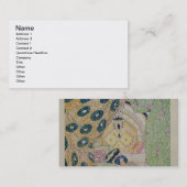 Orientalischer Landschafts-Entwurf (Farbelitho) Visitenkarte (Vorne/Hinten)