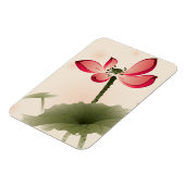 Orientalischer Lotus Magnet (Linke Seite)