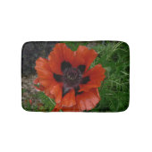 Orientalischer Mohn Badematte (Vorderseite)