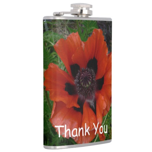 Orientalischer Mohn Flachmann (Rechts)