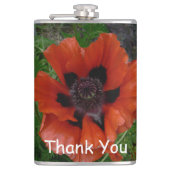 Orientalischer Mohn Flachmann (Vorderseite)