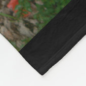 Orientalischer Mohn Fleecedecke (Ecke)