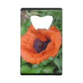 Orientalischer Mohn Geldbeutel Flaschenöffner (Rückseite)
