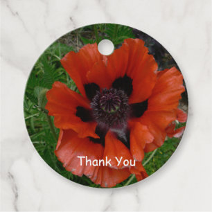 Orientalischer Mohn Geschenkanhänger