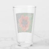 Orientalischer Mohn Glas (Rückseite)