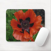 Orientalischer Mohn Mousepad (Mit Mouse)