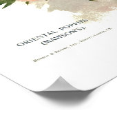 Orientalischer Mohn (Papaver Oriale) Poster (Ecke)