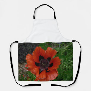Orientalischer Mohn  Schürze