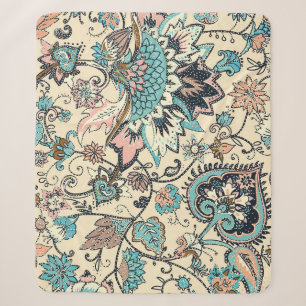 Orientalischer Paisley: Stilisierte Textileleganz. Sherpadecke