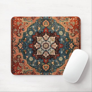 Orientalischer Perserteppich Schneeflocke Mousepad