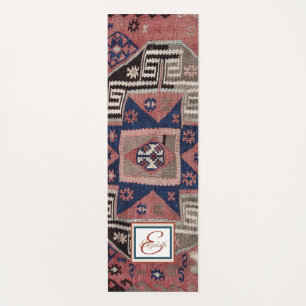 Orientalischer roter Teppich Kilim Yogamatte