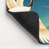 Orientalischer Rotkronenkranich-Mauspad Mousepad (Ecke)