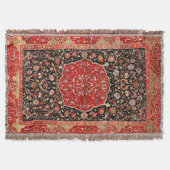 Orientalischer Salat Teppich Print Decke (Vorderseite)