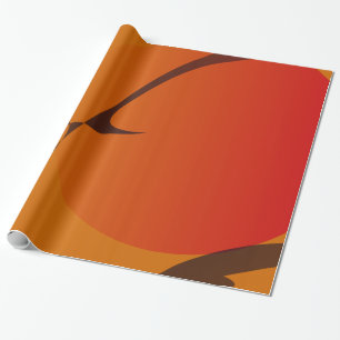 Orientalischer Sonnenuntergang-japanische Geschenkpapier