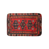 Orientalischer Stammes-Teppichmuster Badematte (Vorderseite)