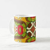 Orientalischer Stil Nahtloses Muster Kaffeetasse (Vorderseite Links)