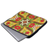 Orientalischer Stil Nahtloses Muster Laptopschutzhülle (Vorne Knopf)