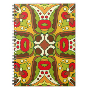 Orientalischer Stil Nahtloses Muster Notizblock