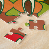Orientalischer Stil Nahtloses Muster Puzzle (Seite)