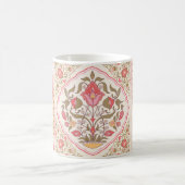 Orientalischer Stil verziertes Blumendesign Kaffeetasse (Mittel)