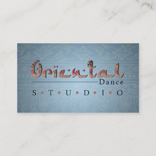 Orientalischer Tanz - Visitenkarte (Vorderseite)