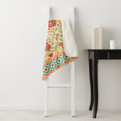 Orientalischer Teppich, Blumenmuster. Sherpadecke (Beispiel)