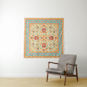 Orientalischer Teppich, Blumenmuster. Wandteppich (Beispiel (Horizontal))