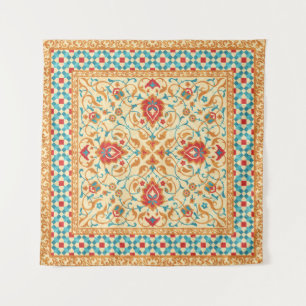 Orientalischer Teppich, Blumenmuster. Wandteppich