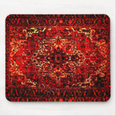 Orientalischer Teppich - fett in warmen Farben Mousepad (Vorne)