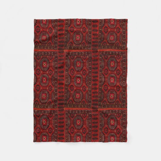 orientalischer Teppich Fleecedecke (Vorderseite)