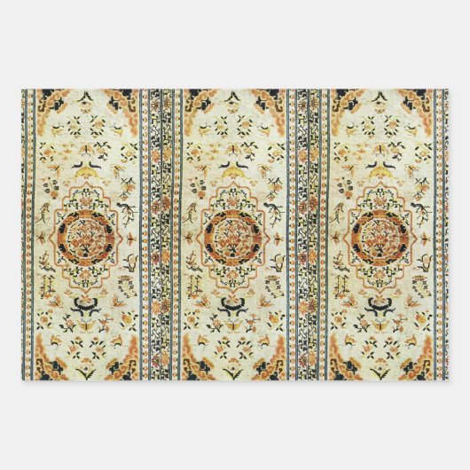 Orientalischer Teppich in hellen Farben Geschenkpapier Set (Vorderseite 3)