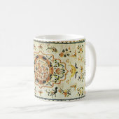 Orientalischer Teppich in hellen Farben Kaffeetasse (VorderseiteRechts)