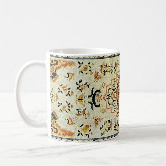 Orientalischer Teppich in hellen Farben Kaffeetasse (Links)