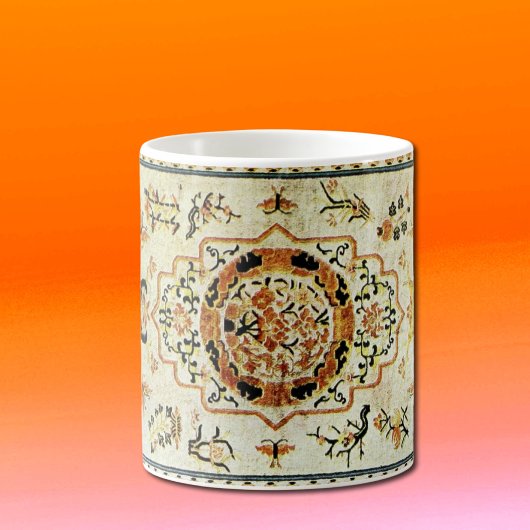 Orientalischer Teppich in hellen Farben Kaffeetasse