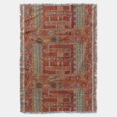 Orientalischer Teppich in Orange Decke (Vorderseite Vertikal)
