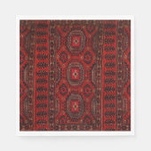 Orientalischer Teppich in warmen Farben Serviette (Vorderseite)