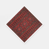 Orientalischer Teppich in warmen Farben Serviette (Ecke)