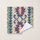 Orientalischer Teppich Killim Badhandtuch Set (Waschlappen)