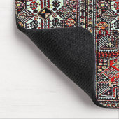 Orientalischer Teppich-Look - rot-schwarz Mousepad (Ecke)