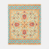 Orientalischer Teppich, verzierte Blumenmuster, St Fleecedecke (Vorderseite)